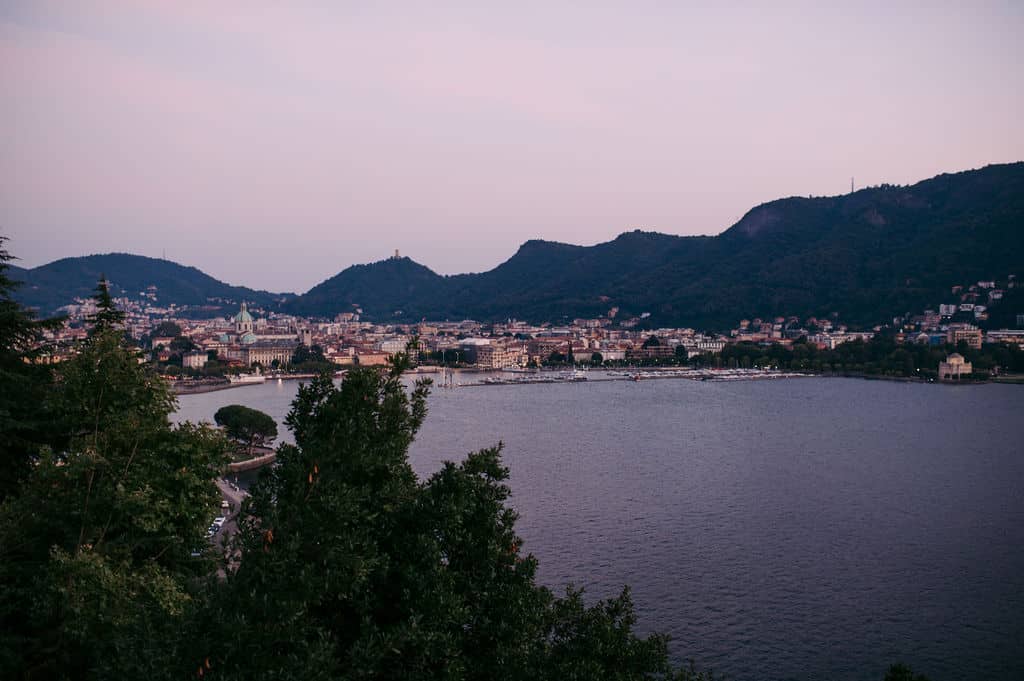 View on the lake of Como