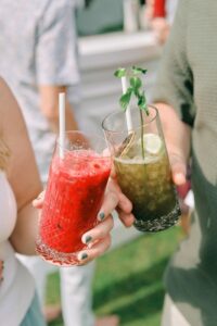 welcome party drinks