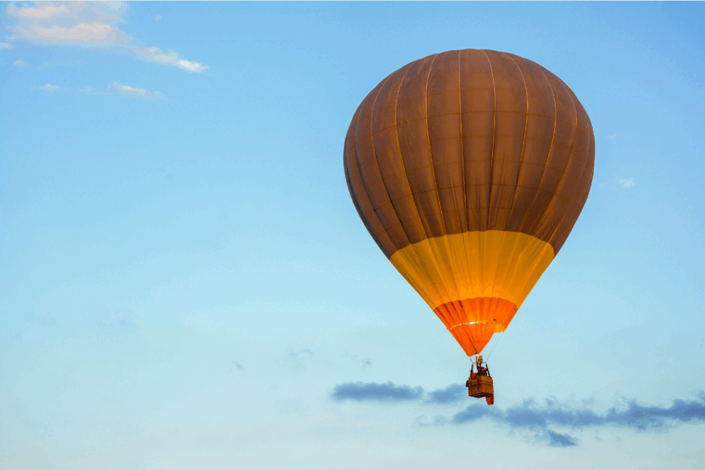 hot-air balloon ride