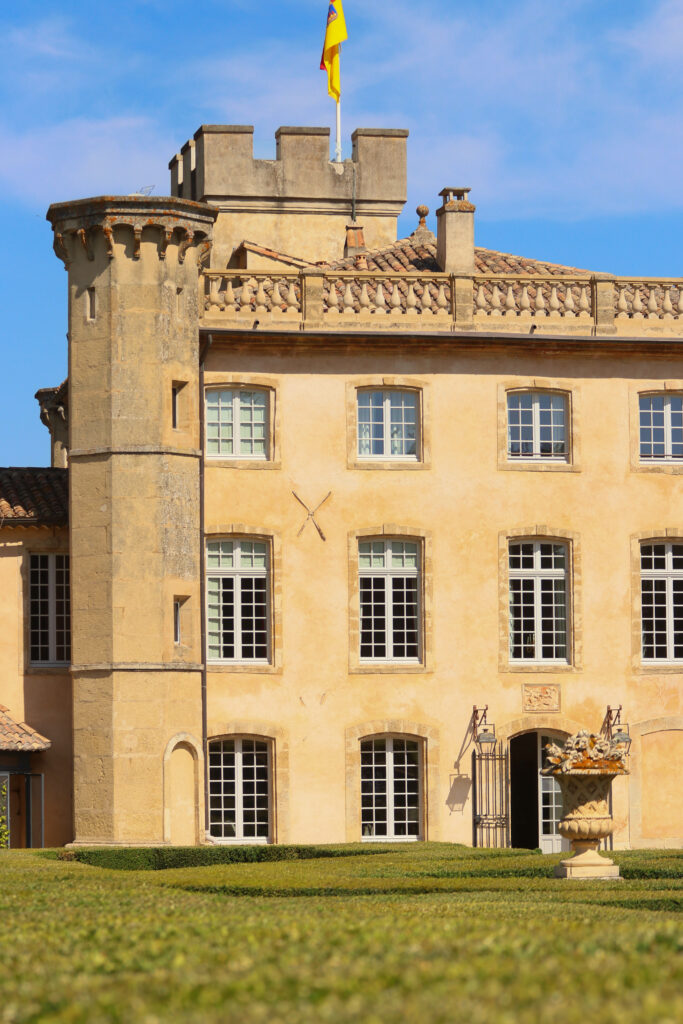 Villa Baulieu wedding venue botanical gardens with volcanic terroir landscape