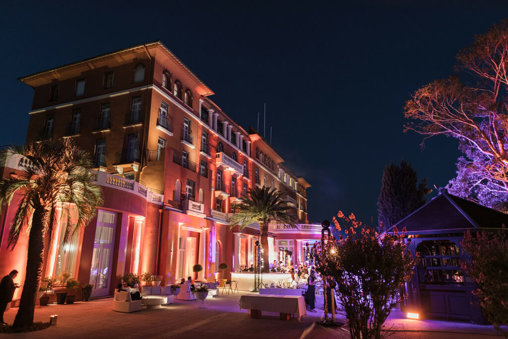 Le Beauvallon luxury wedding venue Grimaud French Riviera panoramic sea views Saint-Tropez