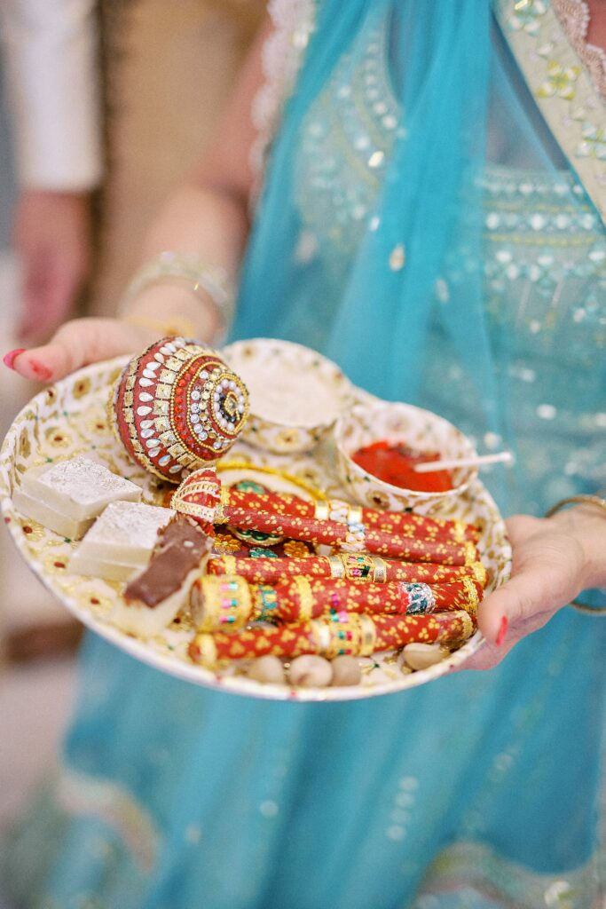 Indian sweets at haldi brunch, luxury destination wedding