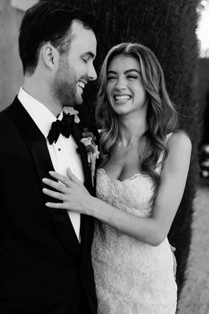 Beautiful couple waiting for the ceremony to start.