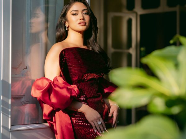 Asian Traditional party  all red and white. Dress code for guests is white here, with the red for the Bride